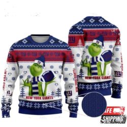 Nfl New York Giants The Grinch Ugly Christmas Sweaters - available at - rugbyfanstore.com