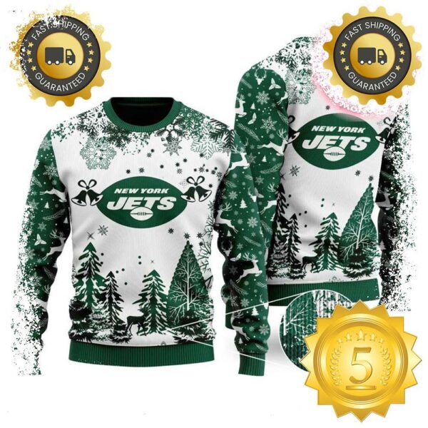 NFL New York Jets Special Christmas Ugly Sweater Design Gift For Men And Women - available at - rugbyfanstore.com