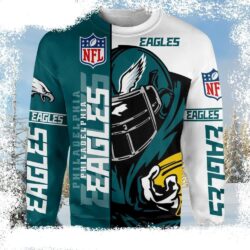 NFL Philadelphia Eagles All Over Print Ugly Sweater – Gifts For Die - available at - rugbyfanstore.com