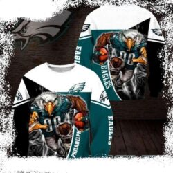 NFL Philadelphia Eagles Mascot All Over Print Ugly Christmas Sweater - available at - rugbyfanstore.com