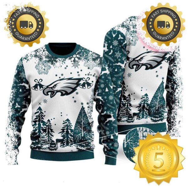 NFL Philadelphia Eagles Special Christmas Ugly Sweater Design Gift For Men And Women - available at - rugbyfanstore.com