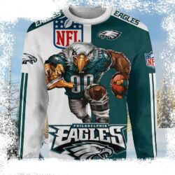 NFL Philadelphia Eagles Warrior Mascot Ugly Sweater – Gifts For Die - available at - rugbyfanstore.com