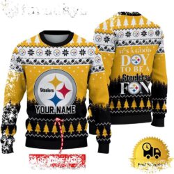 NFL Pittsburgh Steelers It’s A Good Day To Be A Fan Ugly Christmas Sweater - available at - rugbyfanstore.com