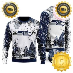 NFL Seattle Seahawks Special Christmas Ugly Sweater Design Gift For Men And Women - available at - rugbyfanstore.com