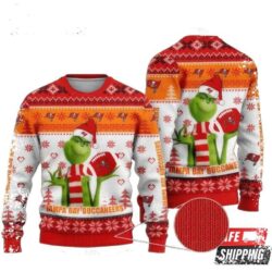 Nfl Tampa Bay Buccaneers Christmas Grinch Ugly Christmas Sweaters - available at - rugbyfanstore.com