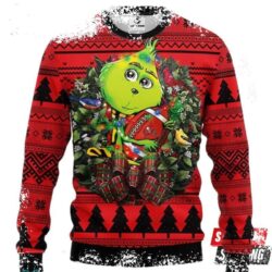 Nfl Tampa Bay Buccaneers Grinch Hug Cute Gift Ugly Christmas Sweaters - available at - rugbyfanstore.com