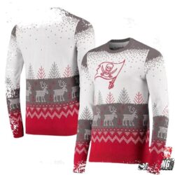 Nfl Tampa Bay Buccaneers Reindeer Parttern Ugly Christmas Sweaters - available at - rugbyfanstore.com