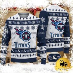 NFL Tennessee Titans Team Winter Ugly Christmas Sweater - available at - rugbyfanstore.com