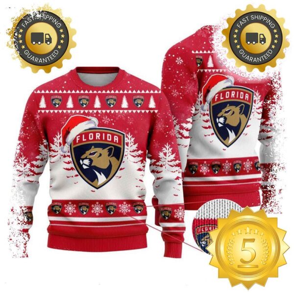 NHL Florida Panthers Special Christmas Design Ugly Sweater Gift For Men And Women - available at - rugbyfanstore.com