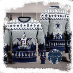 Number 77 Tyron Smith – It’s A Good Day To Be A Cowboys Fan – Dallas Cowboys Ugly Christmas Sweater - available at - rugbyfanstore.com