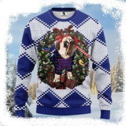 Ny Giants Christmas Sweater – Featuring Pub Dog Graphic - available at - rugbyfanstore.com