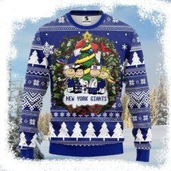 Ny Giants Gifts For Him – Snoopy Dog Ugly Christmas Sweater - available at - rugbyfanstore.com