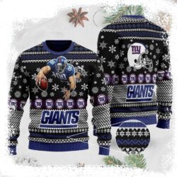 Ny Giants Team Mascot Ugly Christmas Sweater - available at - rugbyfanstore.com