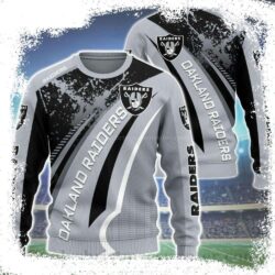 Oakland Raiders Ugly Christmas Sweater – Express Your Fandom - available at - rugbyfanstore.com