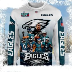 Philadelphia Eagles Football Team Champions Ugly Christmas Sweater - available at - rugbyfanstore.com