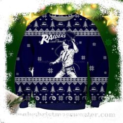 Raiders Of The Lost Ark Indiana Jones – Raiders Ugly Christmas Sweater - available at - rugbyfanstore.com