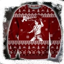 Raiders Of The Lost Ark Las Vegas Raiders Ugly Christmas Sweater – A Gift For Him - available at - rugbyfanstore.com