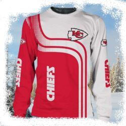 Show Your Team Spirit With Kansas City Chiefs Ugly Christmas Sweater - available at - rugbyfanstore.com