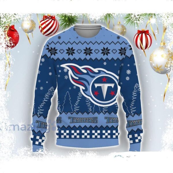 Team Logo Tennessee Titans Ugly Christmas Sweaters - available at - rugbyfanstore.com