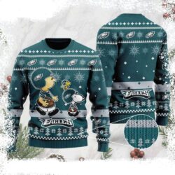 The Charlie Brown And Snoopy – Philadelphia Eagles Ugly Sweater - available at - rugbyfanstore.com