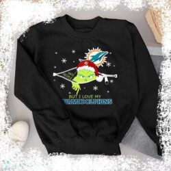 The Grinch I Hate People But I Love Miami Dolphins Christmas T-shirt - available at - rugbyfanstore.com