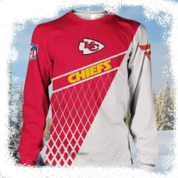 Ugly Christmas Sweater – Kansas City Chiefs Theme - available at - rugbyfanstore.com