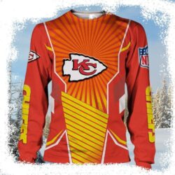 Unique Kc Chiefs Gifts – Stylish Logo Print Ugly Christmas Sweater - available at - rugbyfanstore.com