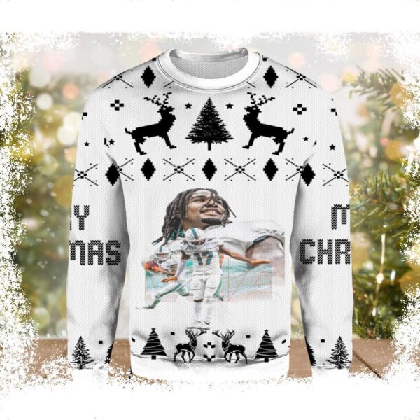 Waddle Dolphins Ugly Christmas Sweater - available at - rugbyfanstore.com