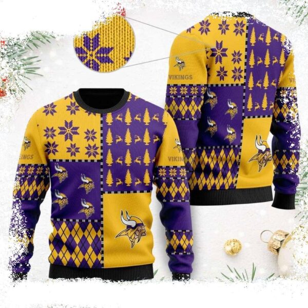 Winter Wonderland – NFL Minnesota Vikings Ugly Christmas Sweater - available at - rugbyfanstore.com