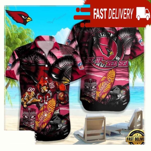 Arizona Cardinals NFL Summer Hawaiian Shirt - available at - rugbyfanstore.com