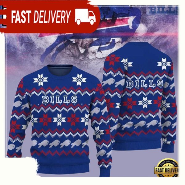 Buffalo Bills Fans Lover NFL Christmas Ugly Sweater - available at - rugbyfanstore.com