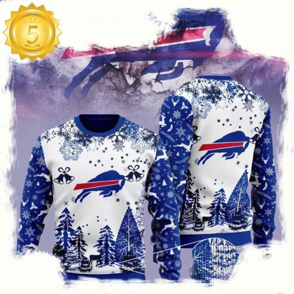 Buffalo Bills Fans Lover NFL Ugly Christmas Sweater - available at - rugbyfanstore.com