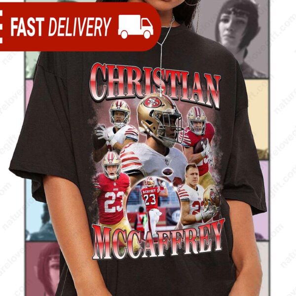 Christian McCaffrey Bootleg Shirt NFL San Francisco 49ers Gift - available at - rugbyfanstore.com