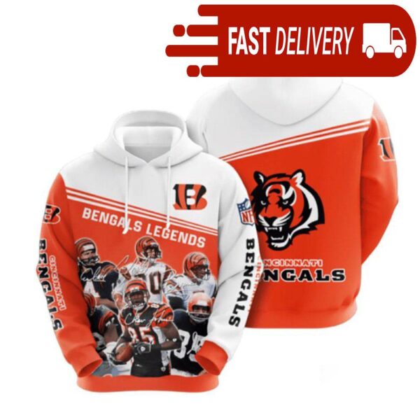 Cincinnati Bengals Football Team NFL Hoodie Gifts for Fans - available at - rugbyfanstore.com