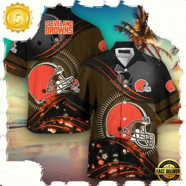 Cleveland Browns NFL Hawaii Shirt New Design Fans Gifts - available at - rugbyfanstore.com