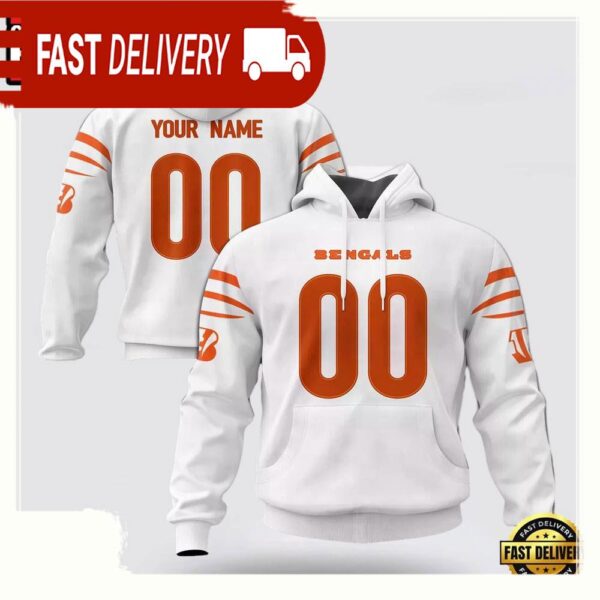 Custom Name Number NFL Cincinnati Bengals Spirit 3D Hoodie New Design - available at - rugbyfanstore.com