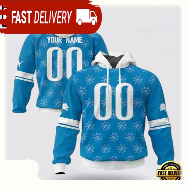 Custom Name Number NFL Detroit Lions Spirit 3D Hoodie New Design - available at - rugbyfanstore.com