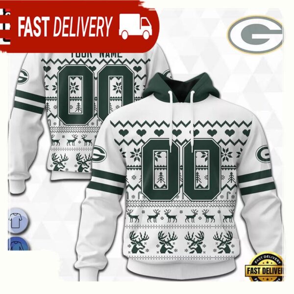 Custom Name Number NFL Green Bay Packers Spirit 3D Hoodie New Design - available at - rugbyfanstore.com