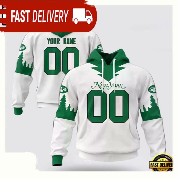 Custom Name Number NFL New York Jets Spirit 3D Hoodie New Design - available at - rugbyfanstore.com