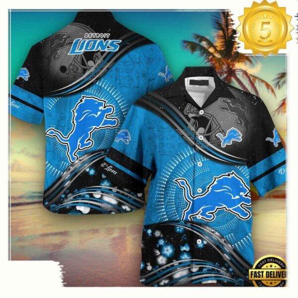 Detroit Lions NFL Hawaii Shirt New Design Fans Gifts - available at - rugbyfanstore.com