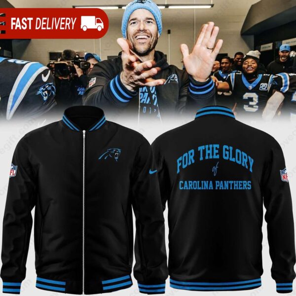 For The Glory Of Carolina Panthers NFL Football Jacket - available at - rugbyfanstore.com