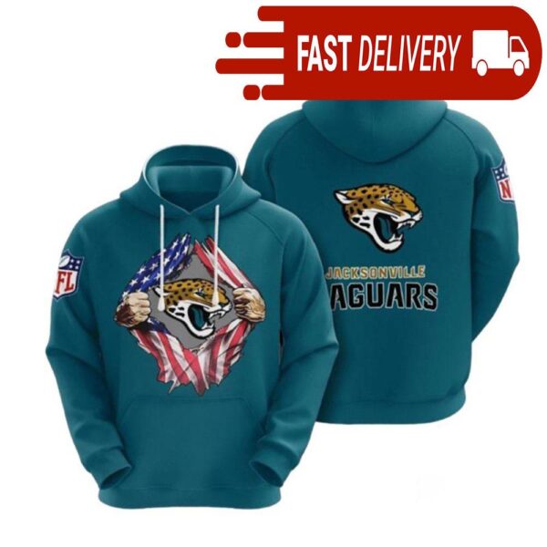 Jacksonville Jaguars American Flag NFL Hoodie Gifts for Fans - available at - rugbyfanstore.com