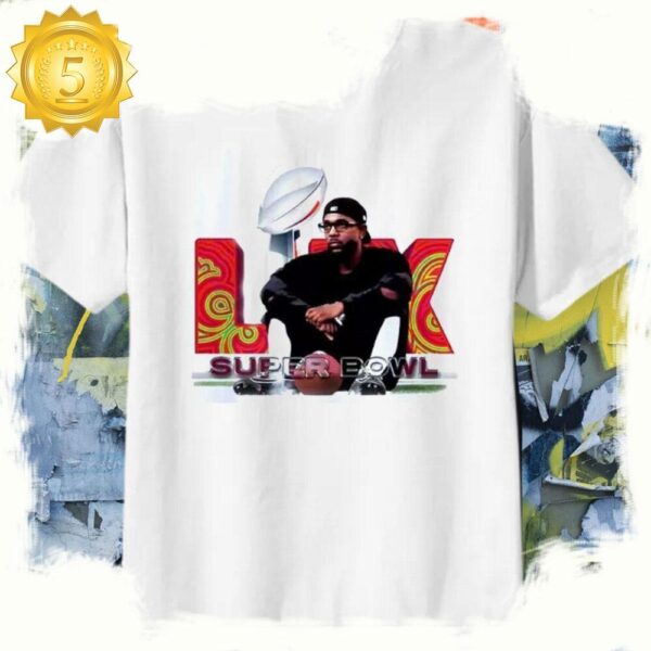 Kendrick Lamar Super Bowl LIX 2025 Halftime Show Unisex T Shirt - available at - rugbyfanstore.com