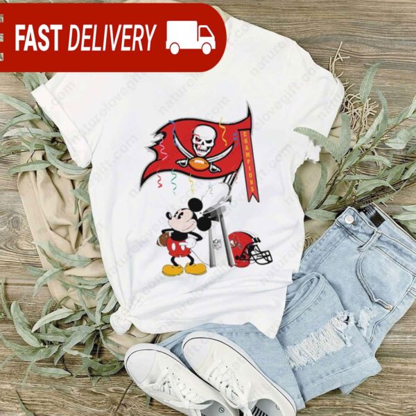 Mickey Mouse NFL Tampa Bay Buccaneers Football Super Bowl Champions Shirt - available at - rugbyfanstore.com