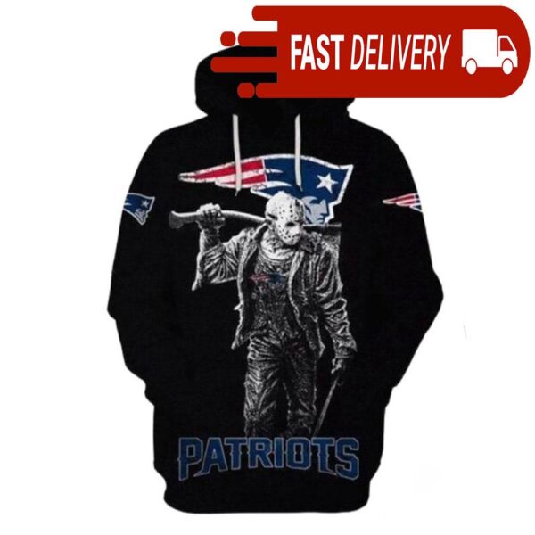 New England Patriots Jason Friday Halloween NFL Hoodie Gifts for Fans - available at - rugbyfanstore.com