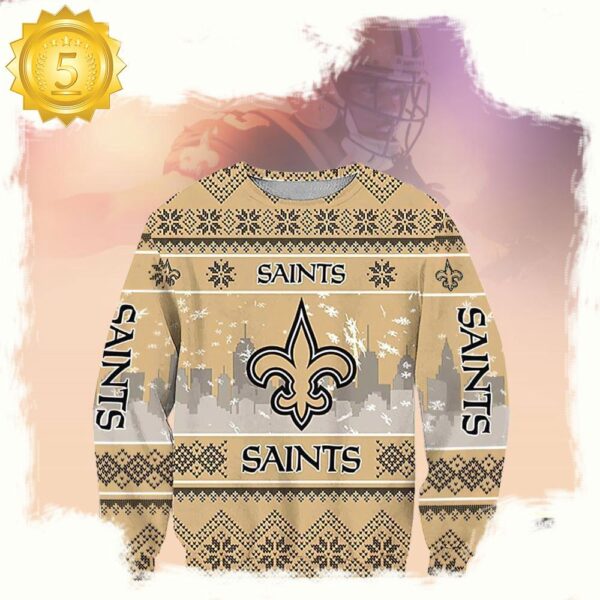 New Orleans Saints NFL Fans Lover Ugly Christmas Sweater - available at - rugbyfanstore.com