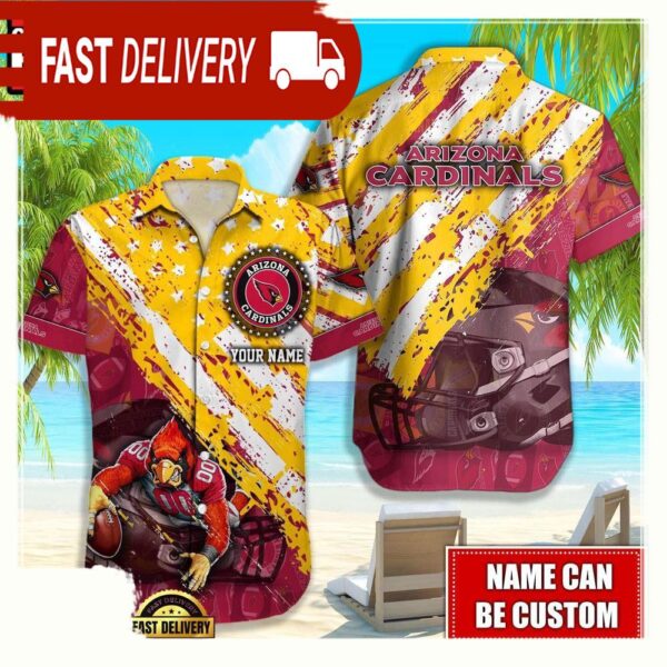 NFL Arizona Cardinals American Flag custom Hawaiian Shirts For Men Women - available at - rugbyfanstore.com