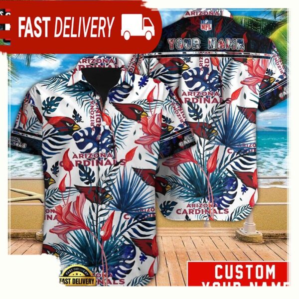 NFL Arizona Cardinals Custom Hawaiian Shirt For Men Women - available at - rugbyfanstore.com