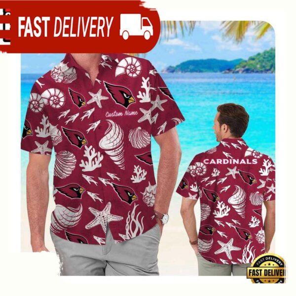 NFL Arizona Cardinals Custom Name Hawaii Shirt Summer Shirt For Men Women - available at - rugbyfanstore.com