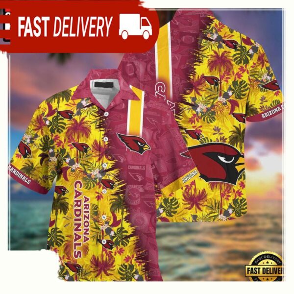 NFL Arizona Cardinals Football Aloha Hawaiian Shirt - available at - rugbyfanstore.com